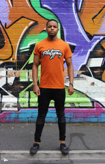 Steet Art Platypus Logo Orange T-Shirt Graffiti Image