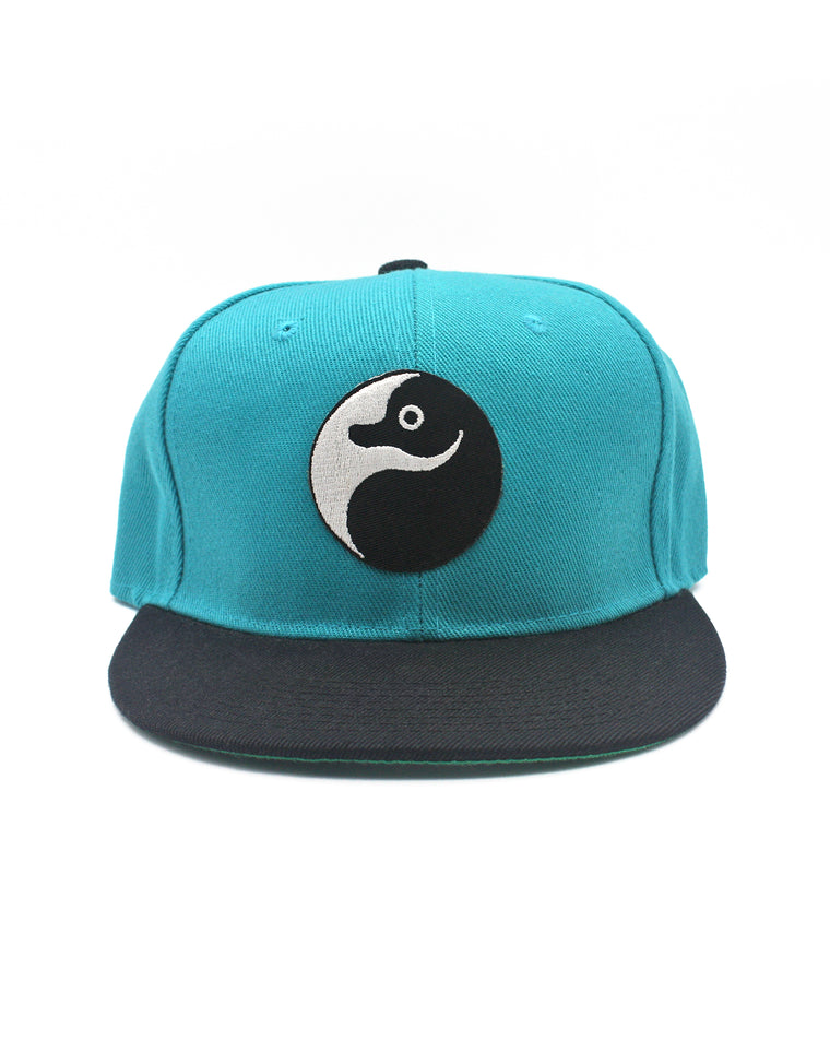 School of Platypus Yin Yang Turquoise Snapback