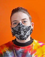 Alternative unisex fashion designer face masks made in uk
