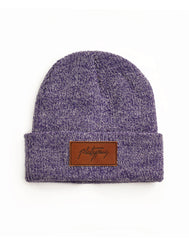 antique purple Knit Beanie hat leather platypus streetwear brand free UK shipping