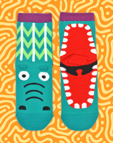 Crocodile Snap Unisex Socks