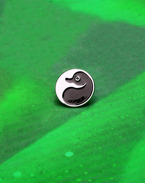 Metal Platypus Yin Yang Enamel Silver Enamel Pin Badge Streetwear logos