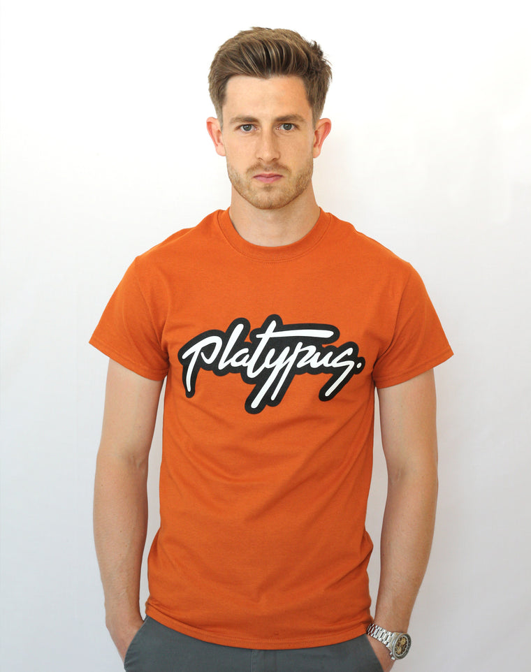 Platypus Logo - Sunset Orange T-Shirt