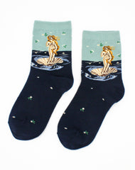 Pair of womens venus artwork socks Platypus UK streetwear accessories 