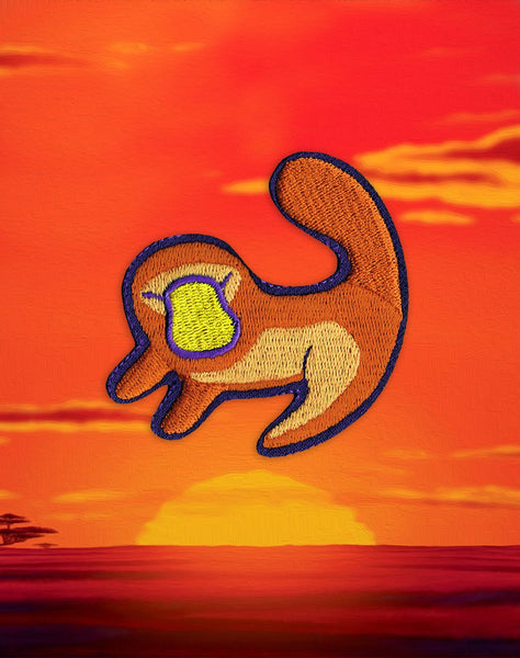 The Lion King Sew on Embroidered Patch Platypus parody. | Platypus Uk Streetwear & Accessories 