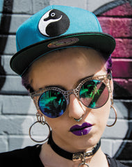 Unisex Yin Yang Snapback Cap