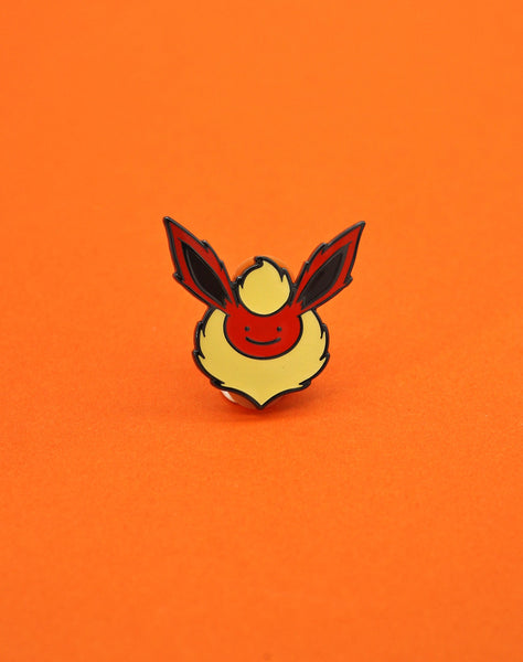 pokemon flareon ditto face enamel pin badge artist pokemon pins