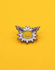 pokemon jolteon ditto-face enamel pin badge best pokemon fanart 