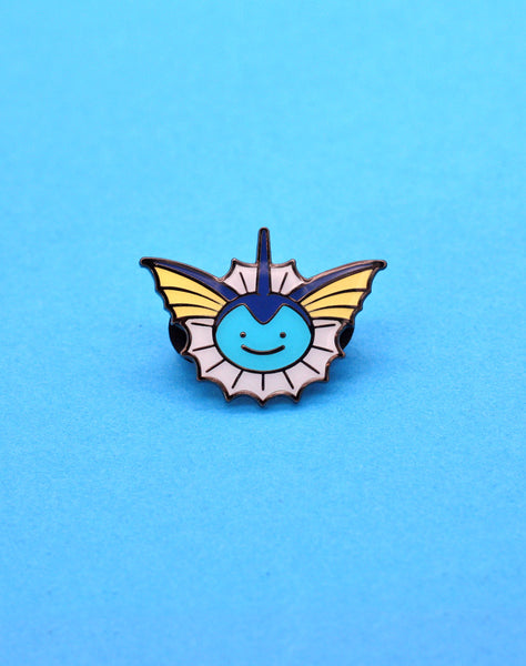 pokemon vaporeon ditto-face enamel pin badge best water pokemon 
