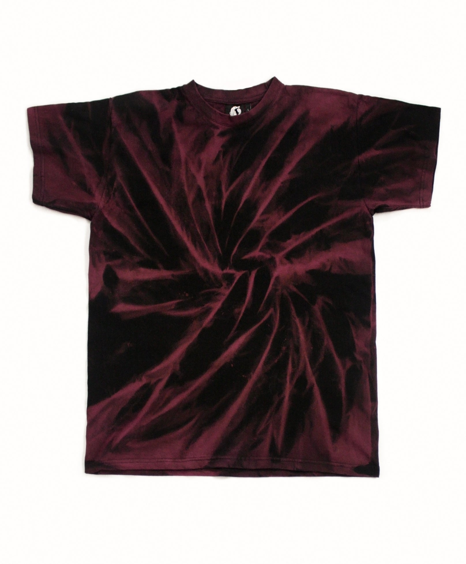 Spiral Acid Wash T-Shirt - Purple