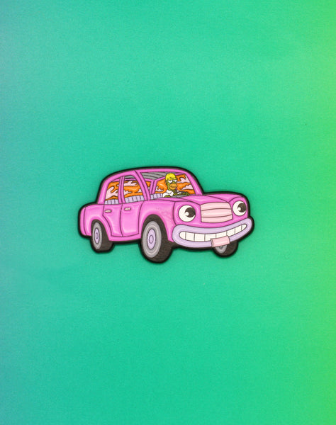 Homer high in his car art weed episode enamel lapel pin badges uk 
