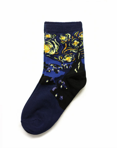 Van Gogh's Starry Night Socks x Joe Cool