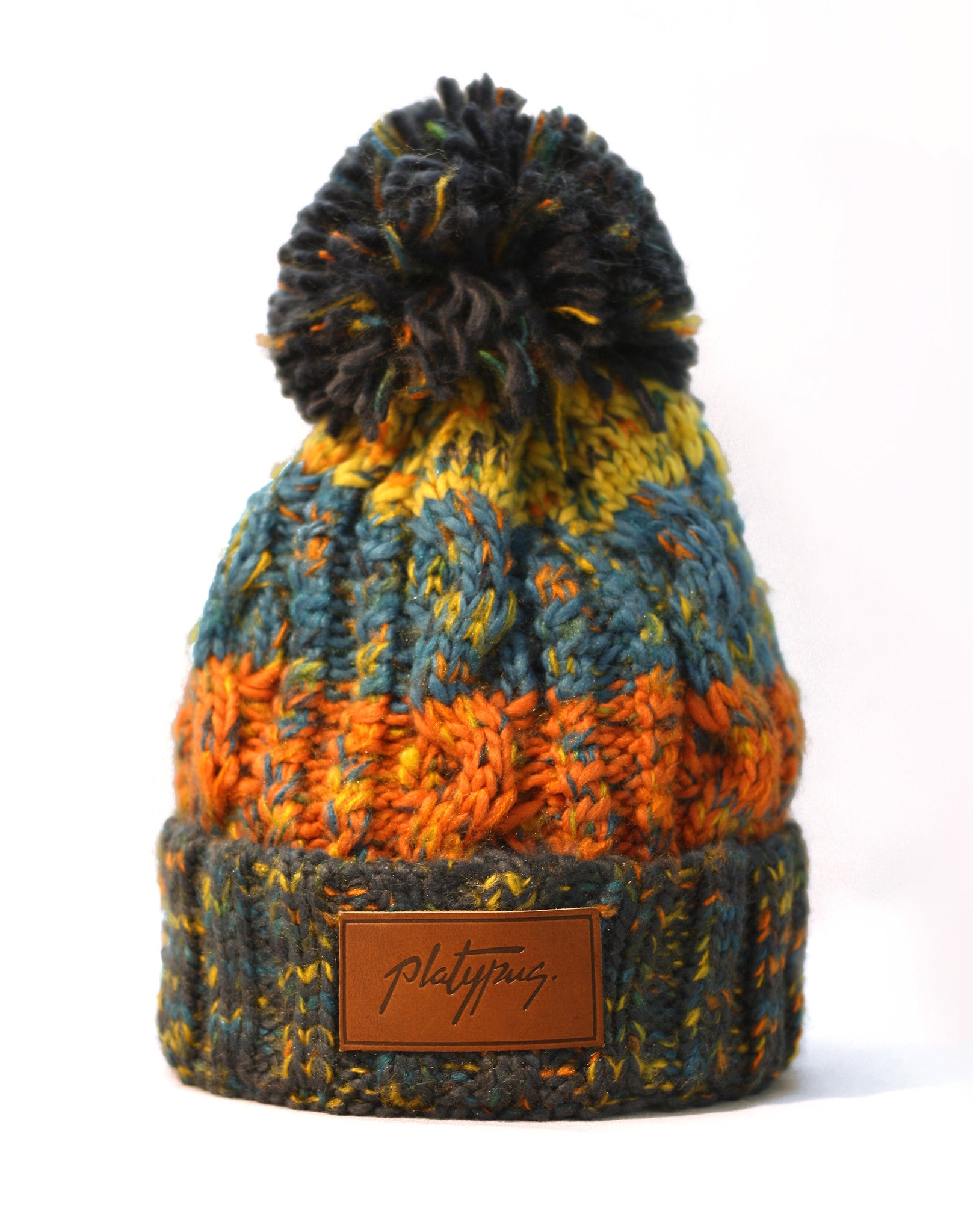 Platypus UK Streetwear Retro Big Knit Beanie Hat