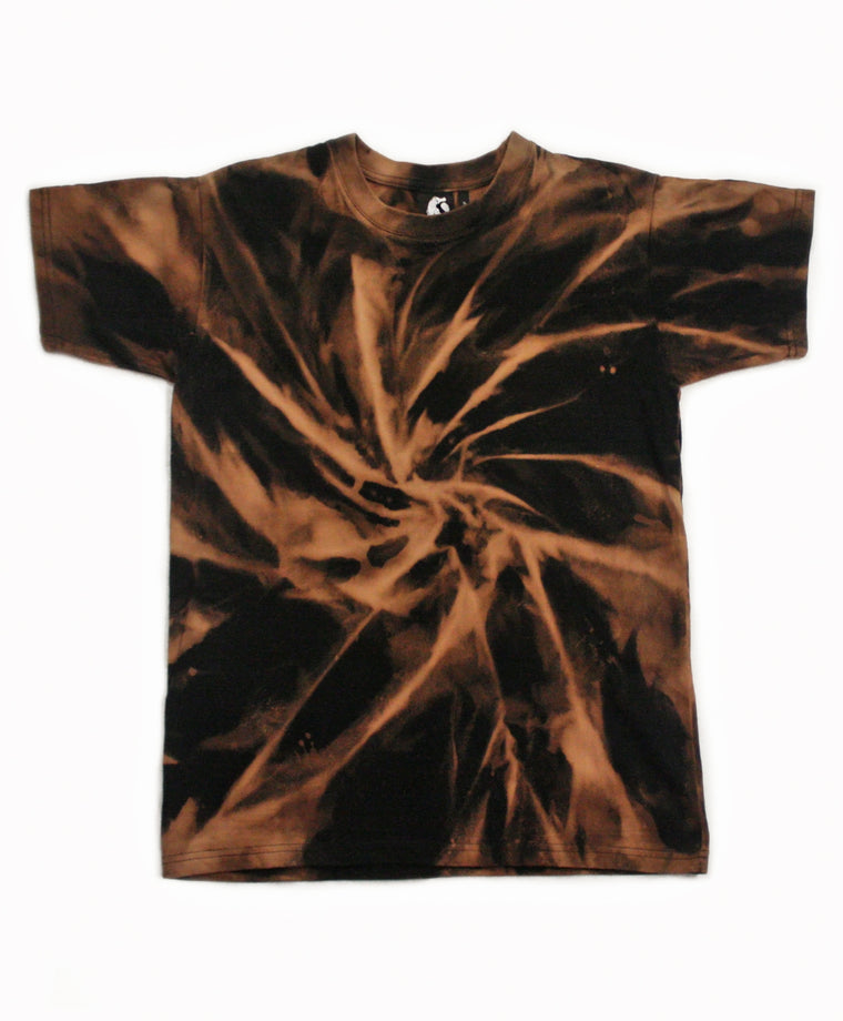 Spiral Acid Wash T-Shirt - Natural